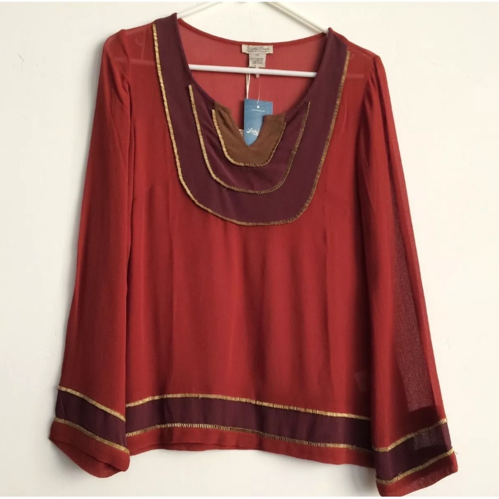 Lucky brand blouse, XS